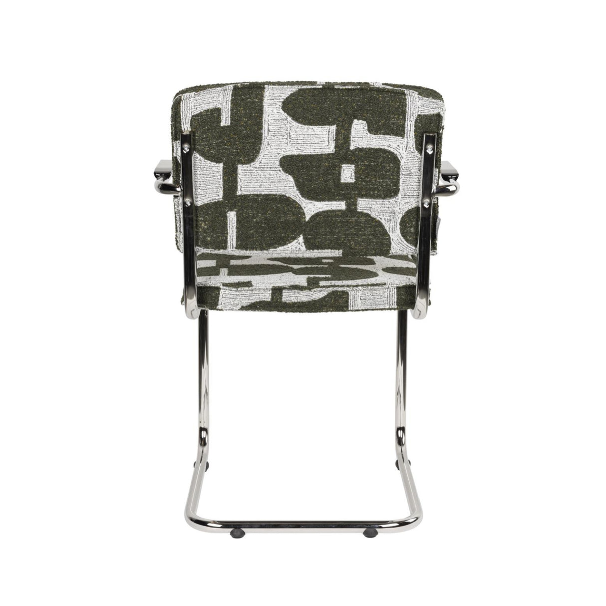 Modern furniture - Retro Patterned Cantilevered Dining Armchairs (2) - www.oroa.com | Oroa.com