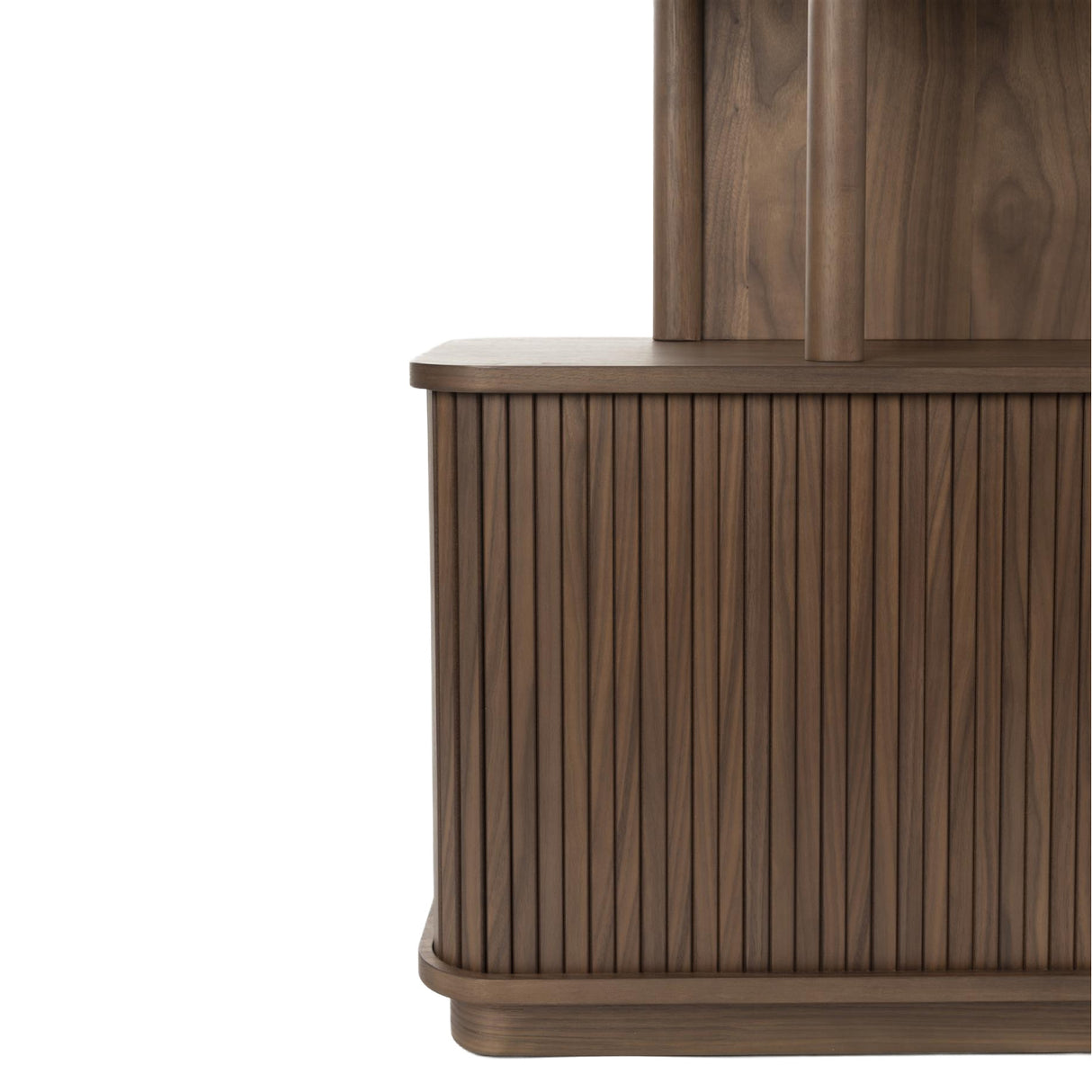 Modern European furniture - Wooden Sliding Door 5-Layer Bookcase - www.oroa.com | Oroa.com