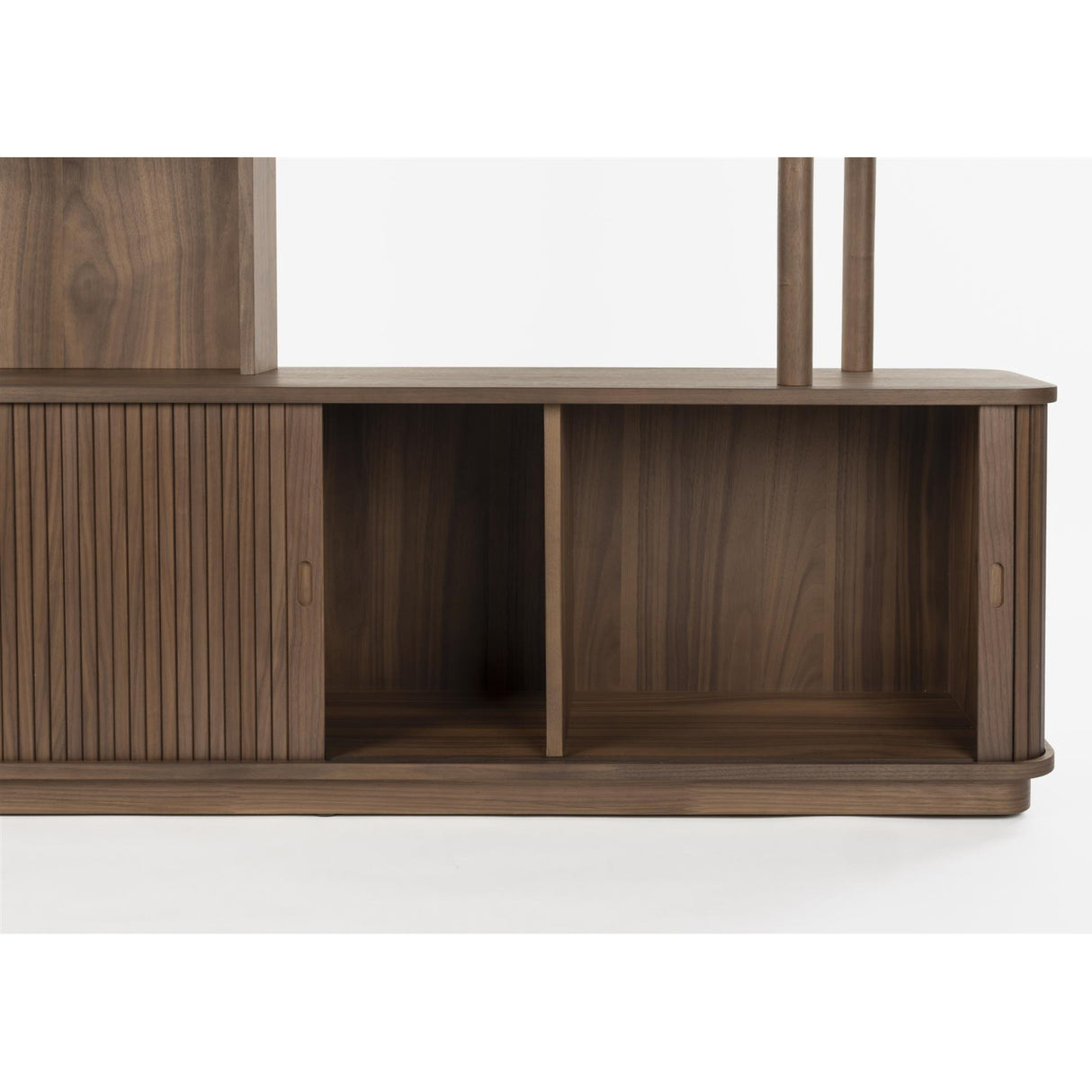 Modern European furniture - Wooden Sliding Door 5-Layer Bookcase - www.oroa.com | Oroa.com