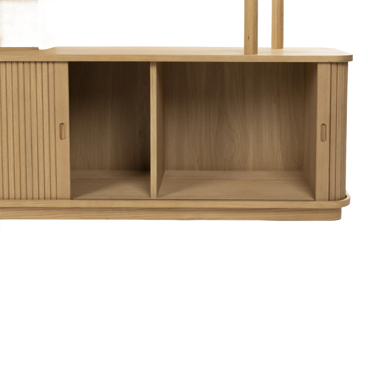 Modern European furniture - Wooden Sliding Door 5-Layer Bookcase - www.oroa.com | Oroa.com