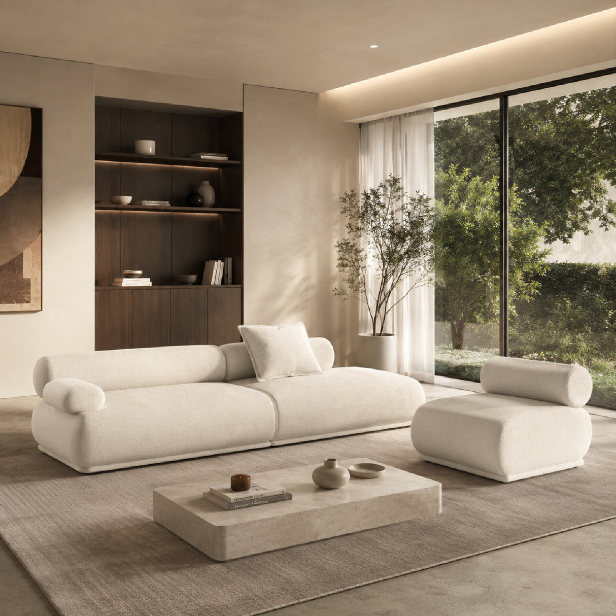 Modern European furniture - 4-Seater Left-Armed Sofa - www.oroa.com | Oroa.com