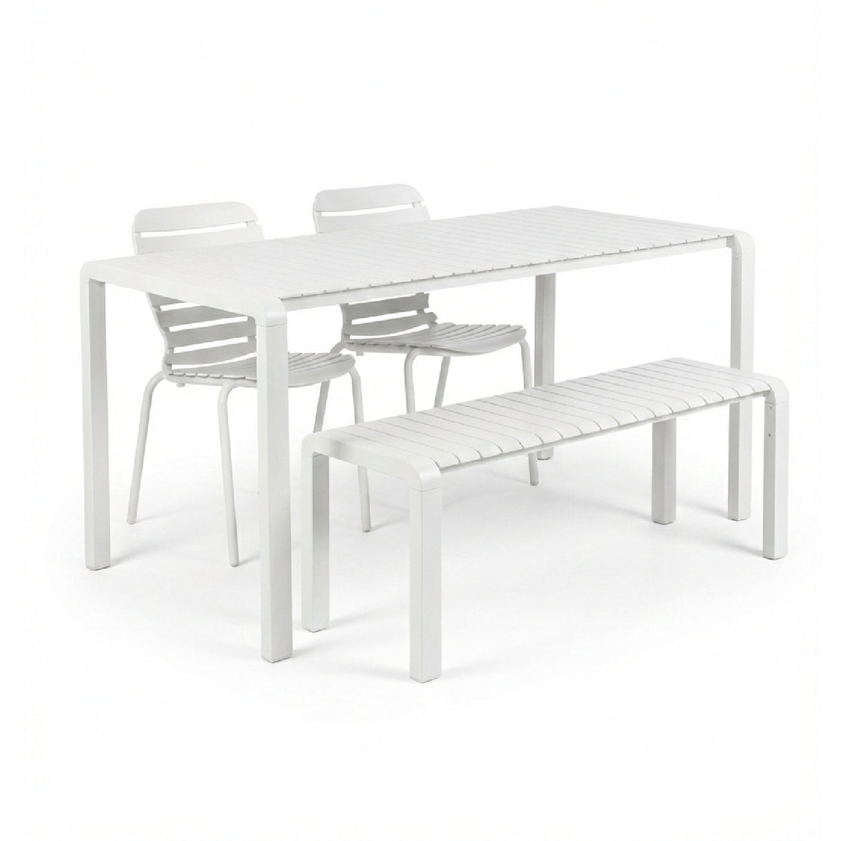 Modern European furniture - Aluminum Outdoor Garden Table & Chair Set - www.oroa.com | Oroa.com
