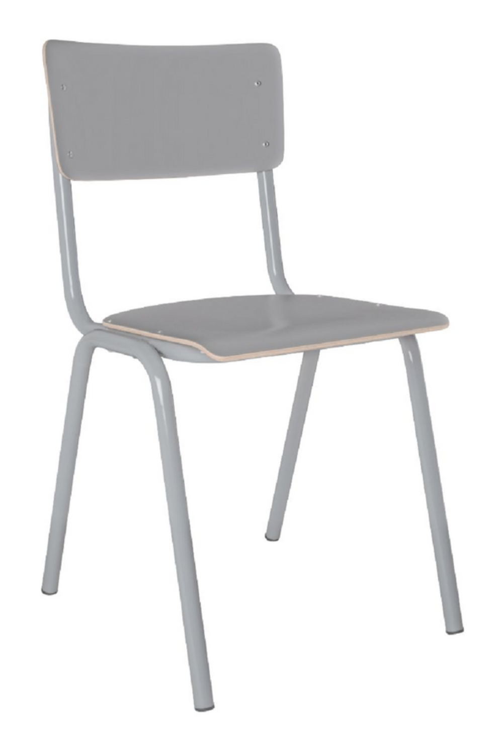 Steel-Framed Stackable Chairs (4) | Zuiver Back To School | Oroa.com