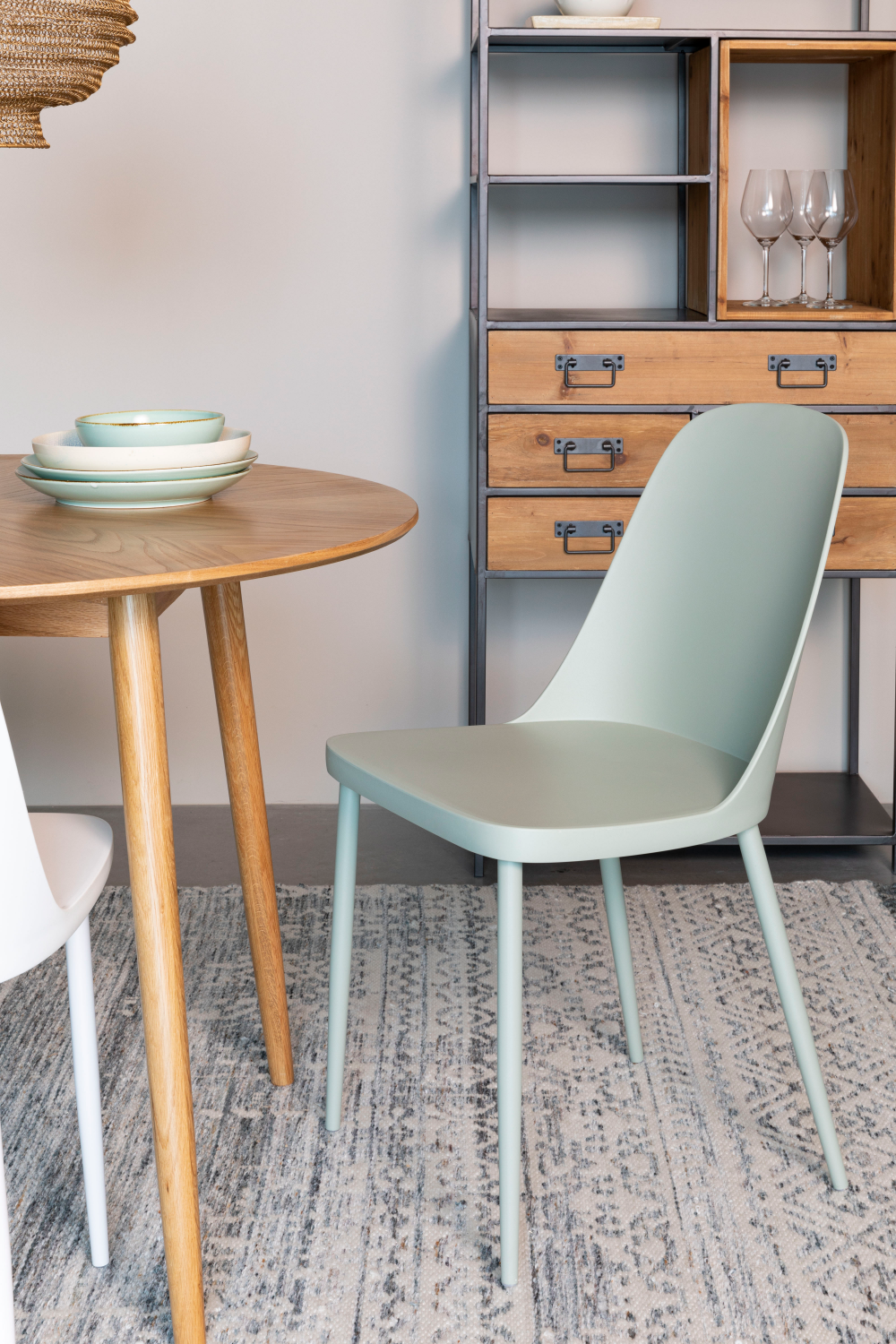 Modern Molded Dining Chairs (2) | DF Pip | Oroa.com