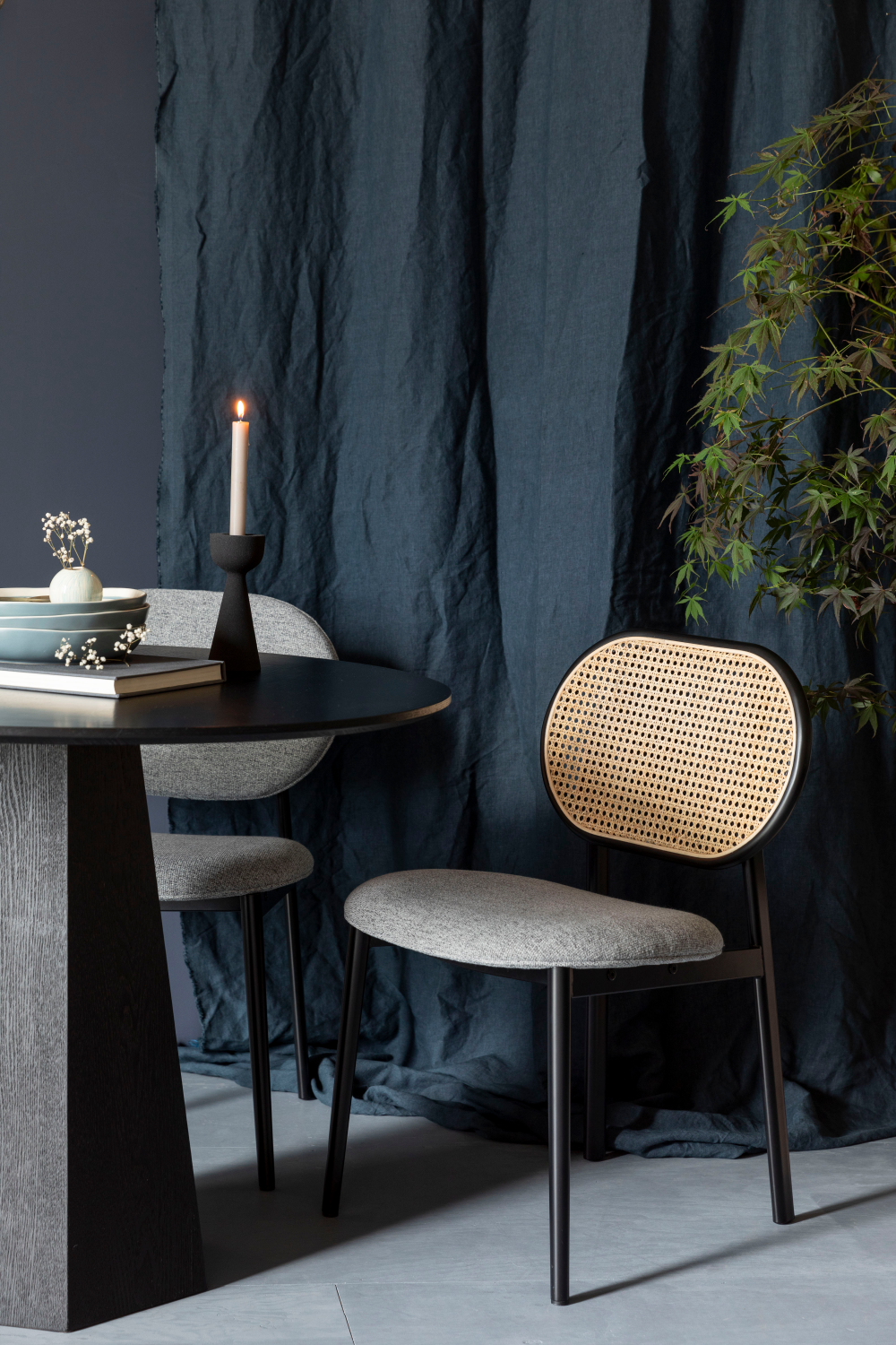 Rattan Back Dining Chair | Zuiver Spike | OROA.com