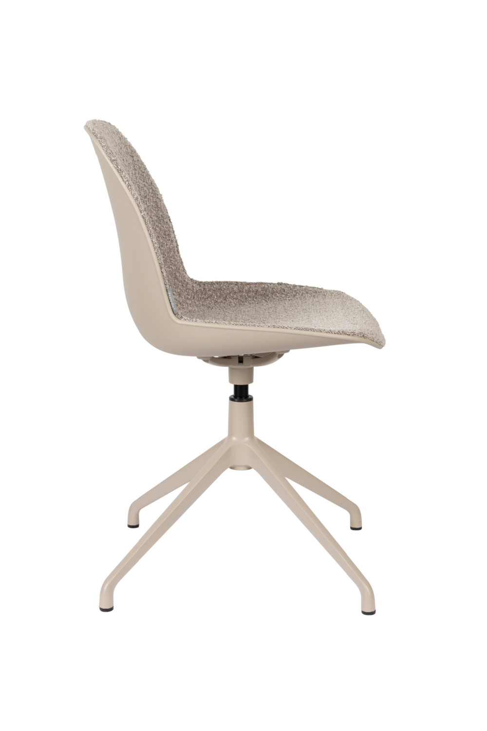Upholstered Minimalist Swivel Chair (2) | Zuiver Albert | Oroatrade