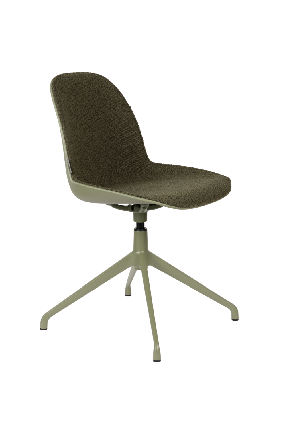 Upholstered Minimalist Swivel Chair (2) | Zuiver Albert | Oroatrade