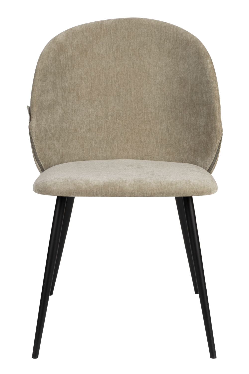 Velvet Curved Dining Chairs (2) | Zuiver Cozy | OROA.com