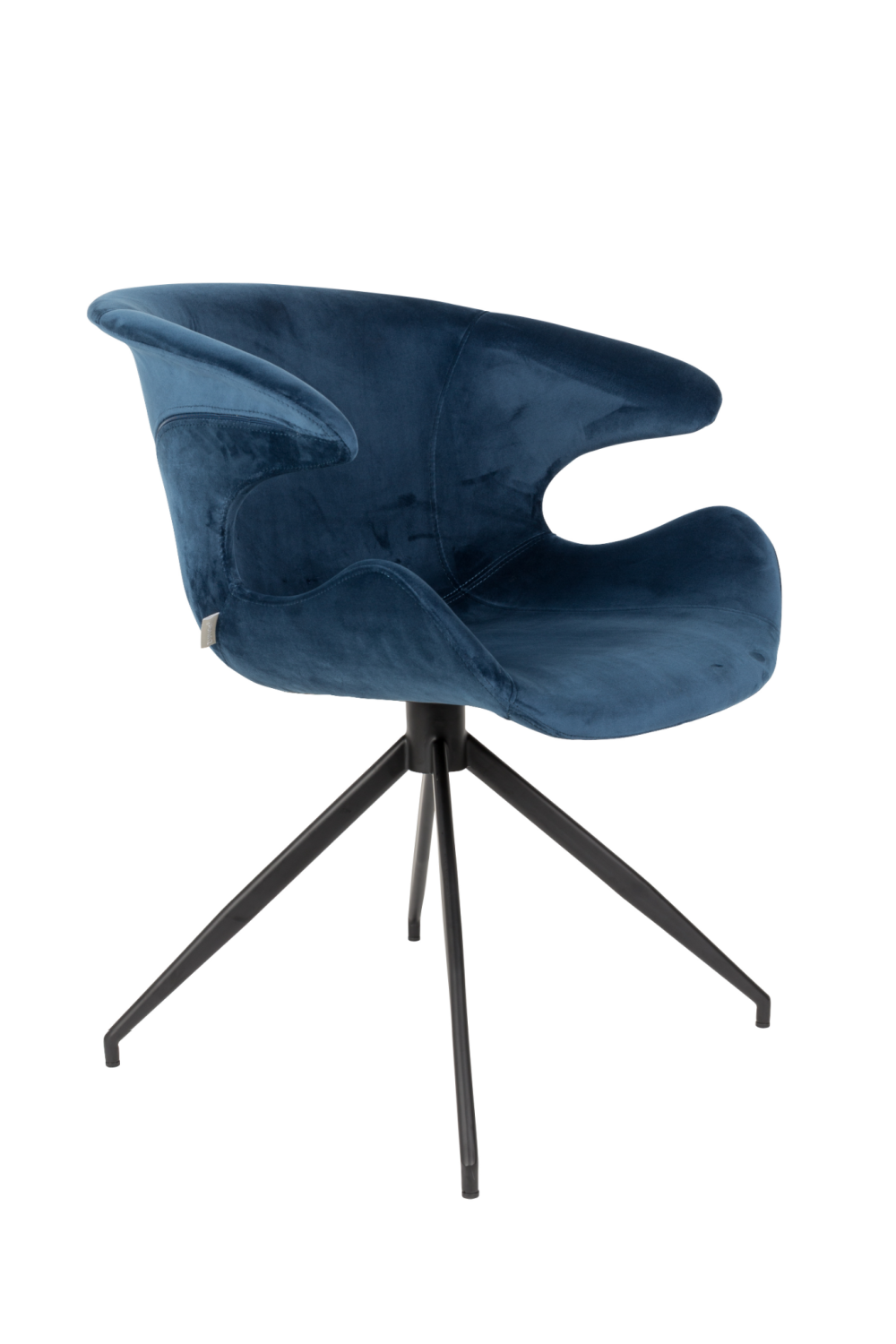 Bucket Seat Velvet Dining Armchairs (2) | Zuiver Mia | Oroa.com