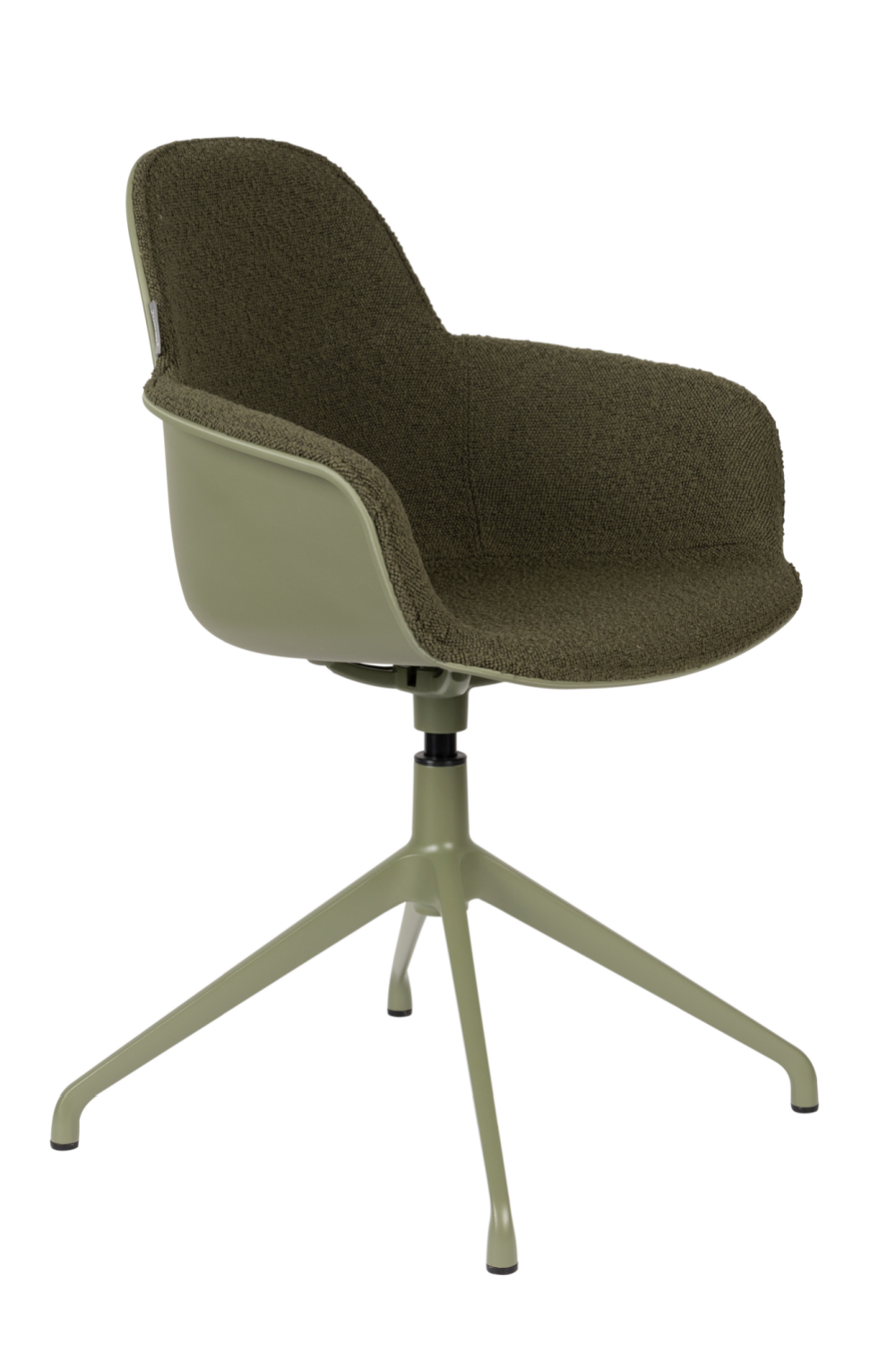 Green Upholstered Swivel Armchairs (2) | Zuiver Albert | Oroatrade