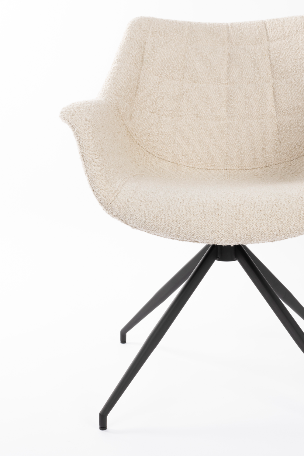 Upholstered Swivel Armchair Set (2) | Oroa.com