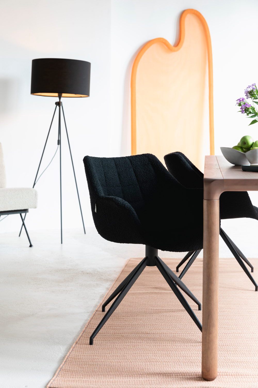 Upholstered Swivel Armchair Set (2) | Oroa.com
