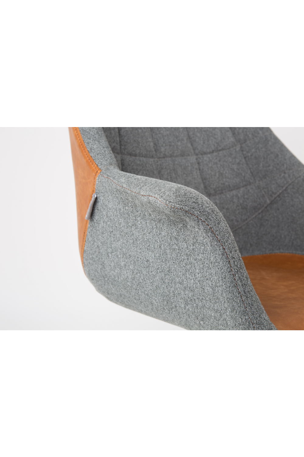 Vintage Brown Leather Office Chair | Zuiver Doulton | OROA.com