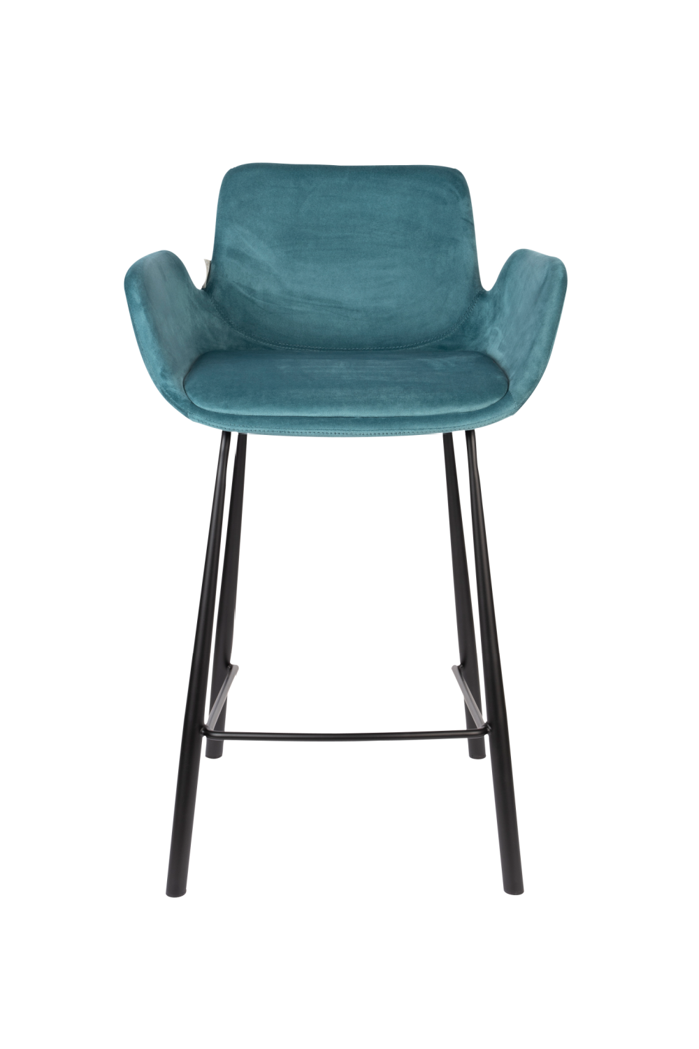 Velvet Upholstered Counter Stools (2) | Zuiver Brit | OROA.com