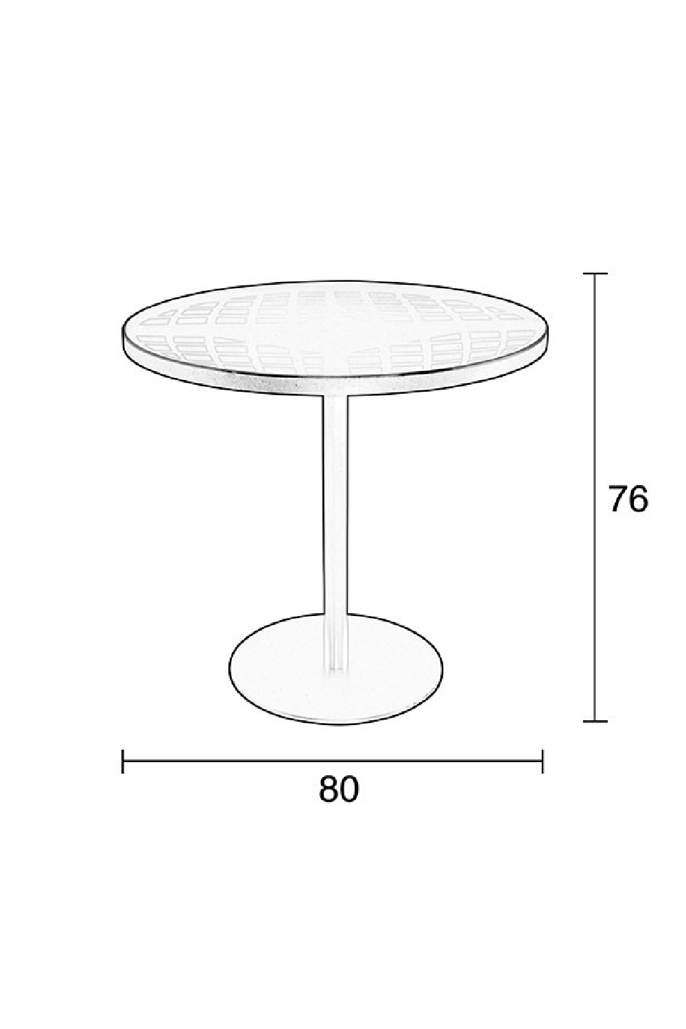 Tempered Glass Garden Table | Zuiver Albert Garden | OROA.com