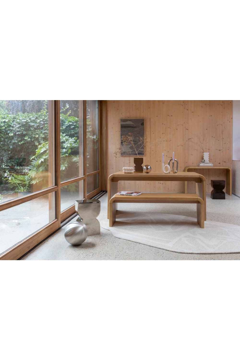 Oak Curved Dining Table | Zuiver Brave | OROA.com