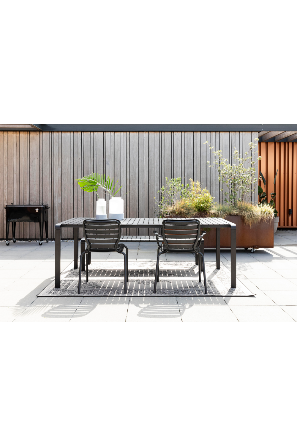 Slatted Aluminum Garden Table | Zuiver Vondel | OROA.com