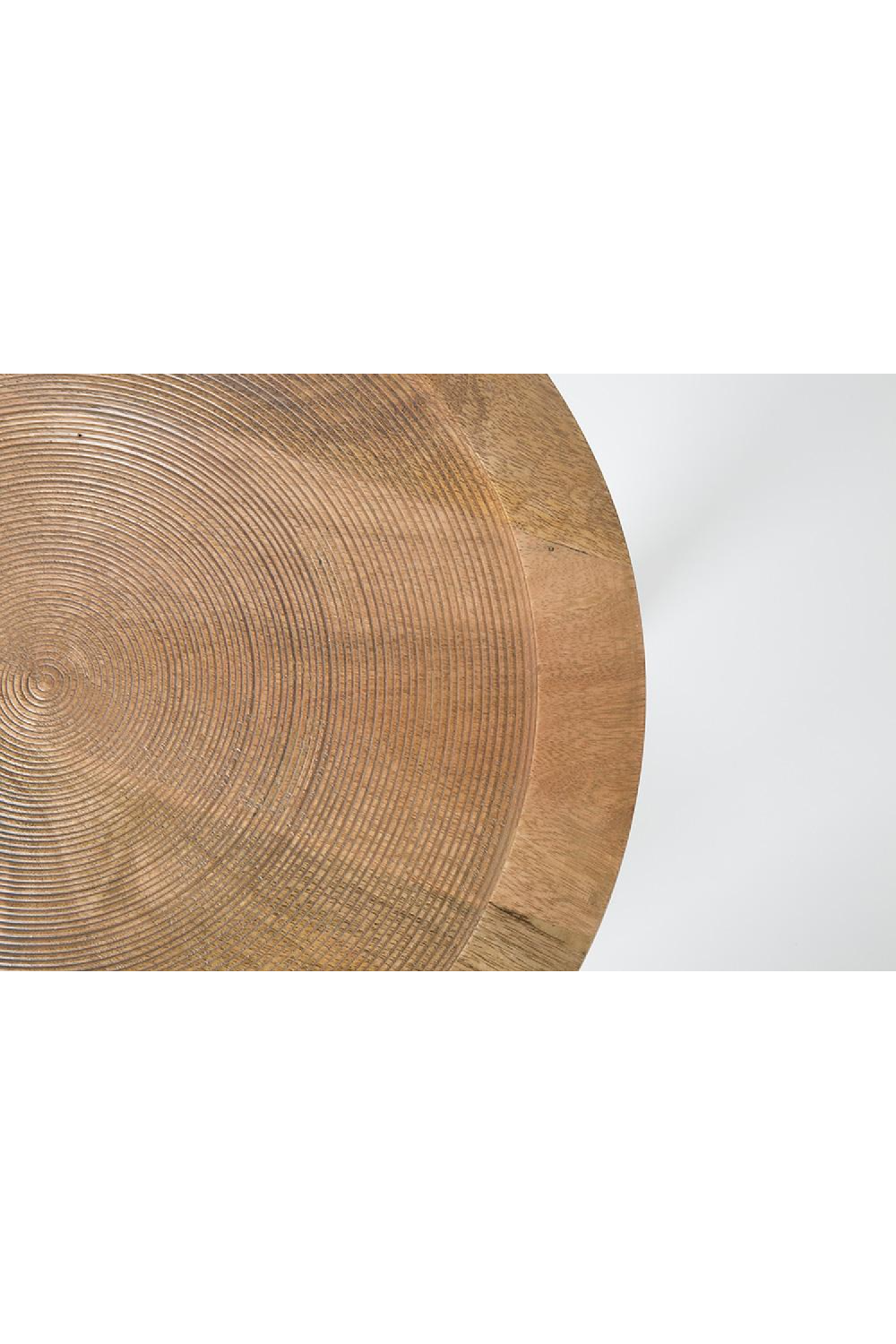 Carved Wooden Top End Table | Zuiver Dendron | Oroa.com