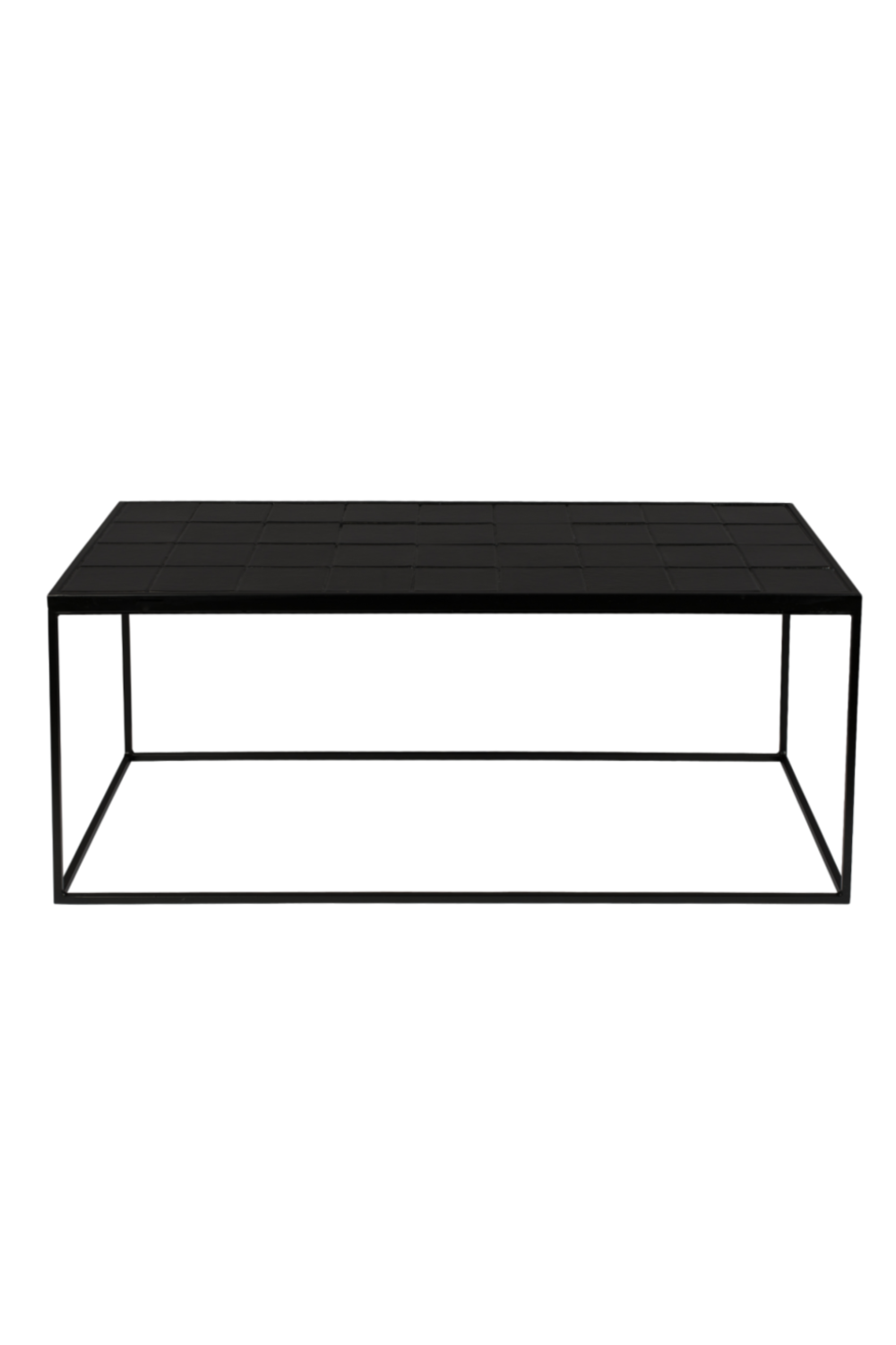 Black Tile Top Coffee Table | Zuivere Glazed | OROA.com