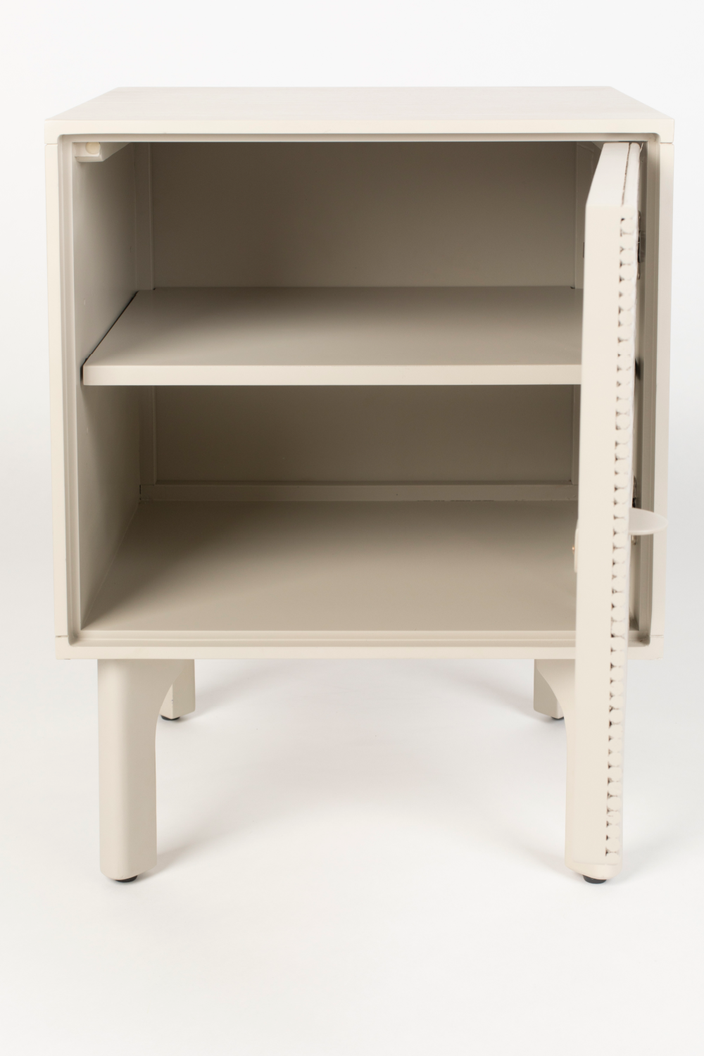 Beige 1-Door Bed Stand | Zuiver Morning | OROA.com