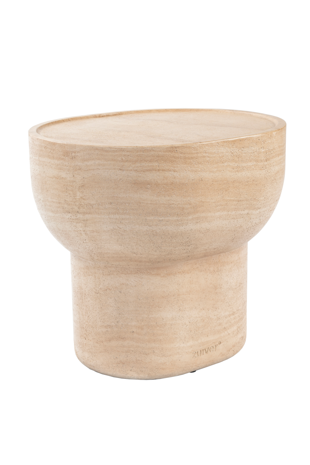 Minimalist Travertine Side Table | Zuiver Noble | Minimalist Travertine Side Table | Zuiver Noble | OROA.com