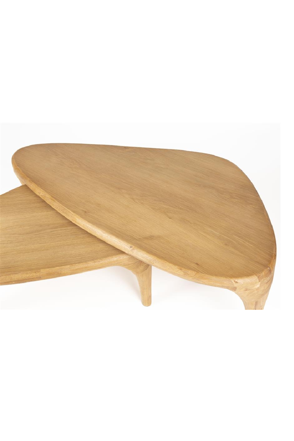 Solid Wood Nested Coffee Tables (2) | Zuiver Isla | OROA.com