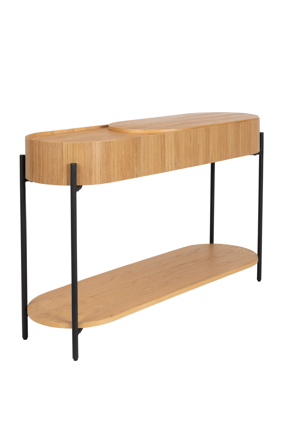 Oblong Oak Console Table | Zuiver Slides | OROA.com