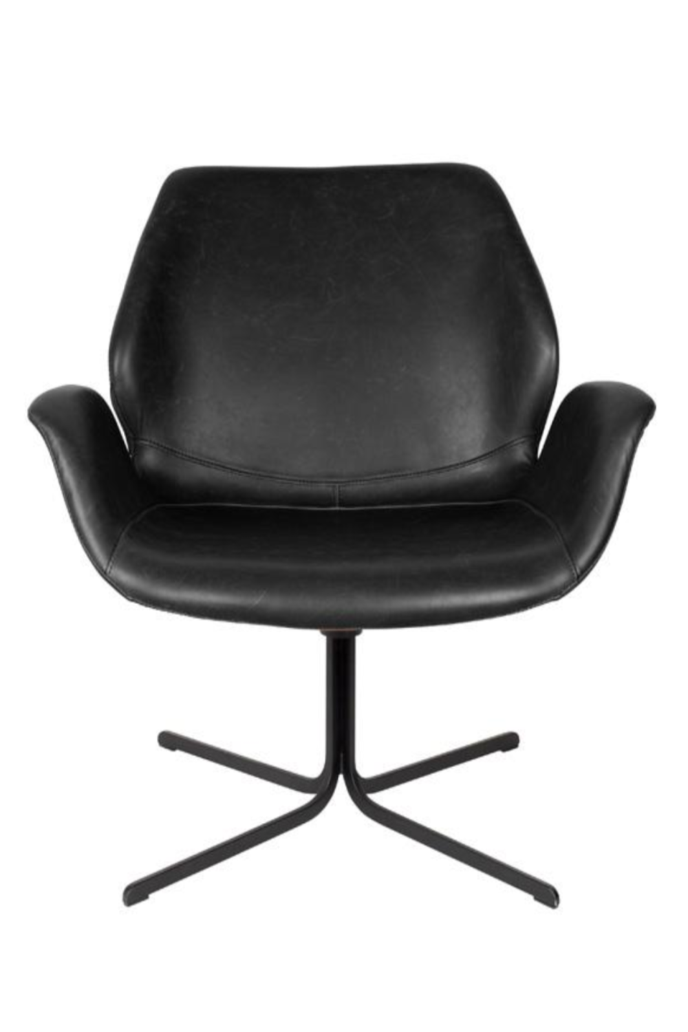 Leather Swivel Lounge Chair | Zuiver Nikki | Oroa.com