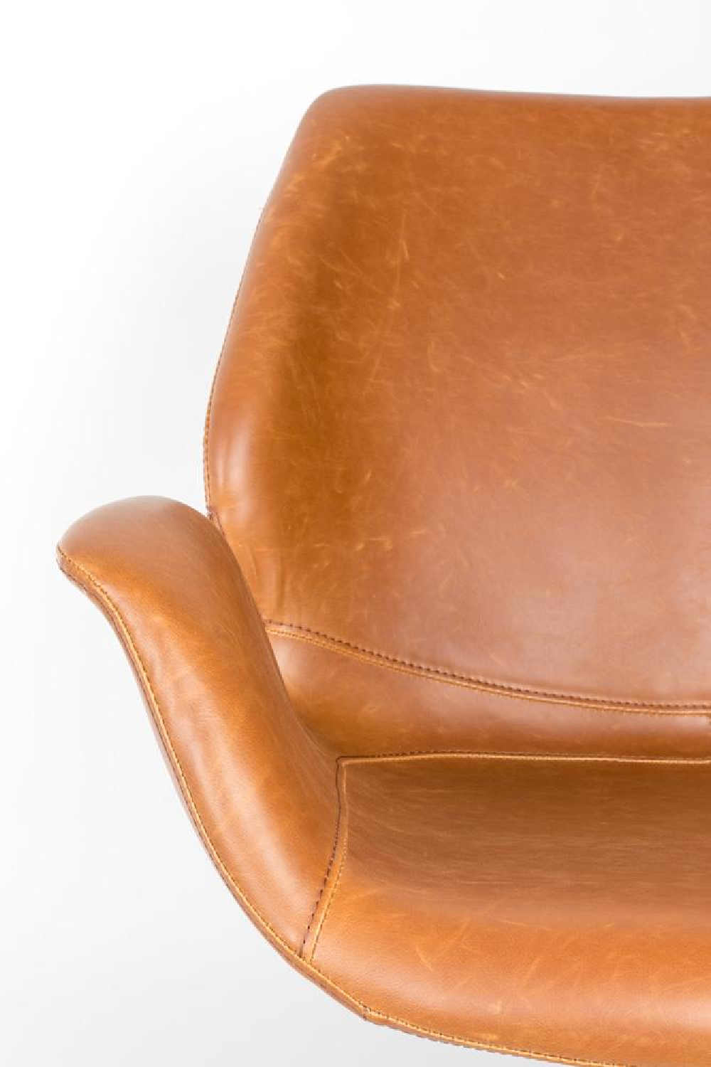 Leather Swivel Lounge Chair | Oroa.com