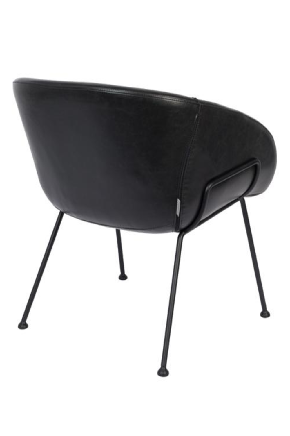 Baseball-Stitched Leather Lounge Chair | Oroa.com