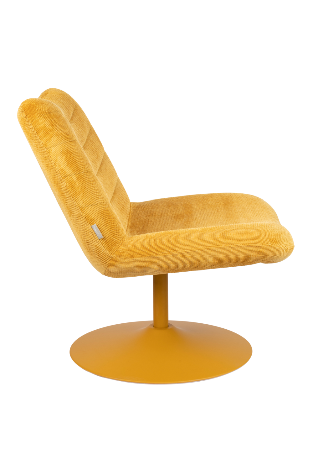 Upholstered Pedestal Lounge Chair | Zuiver Bubba | OROA.com