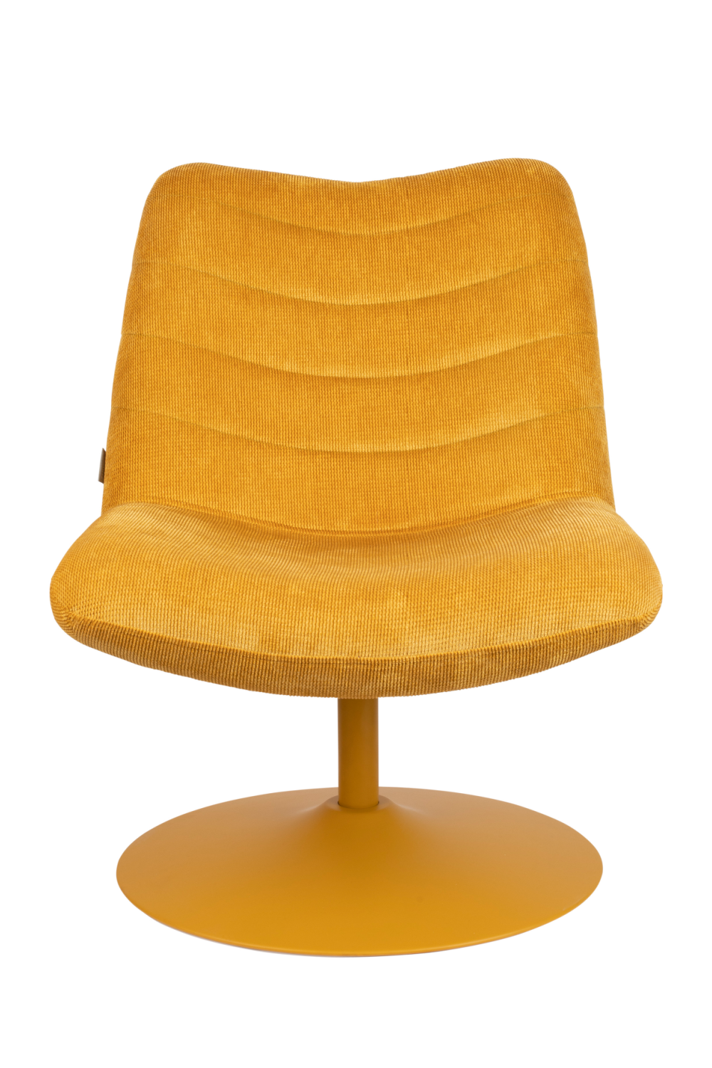 Upholstered Pedestal Lounge Chair | Zuiver Bubba | OROA.com