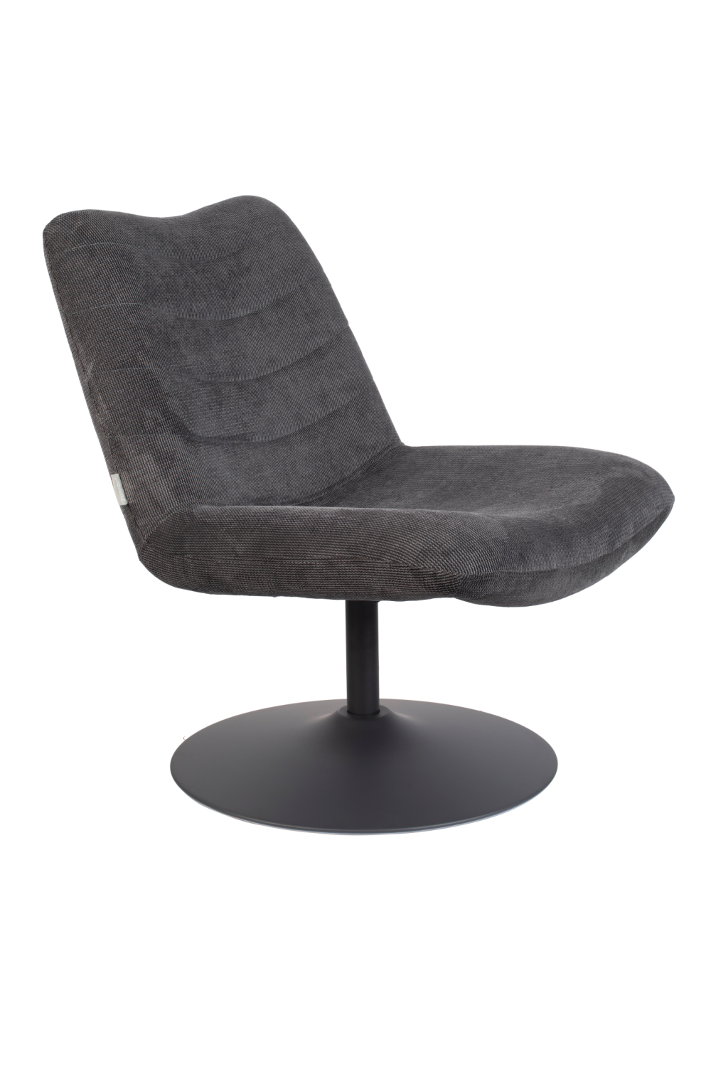 Upholstered Pedestal Lounge Chair | Zuiver Bubba | OROA.com