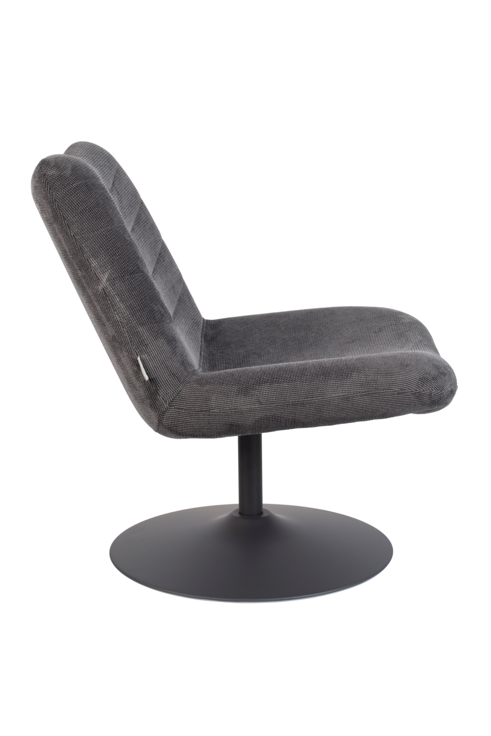 Upholstered Pedestal Lounge Chair | Zuiver Bubba | OROA.com