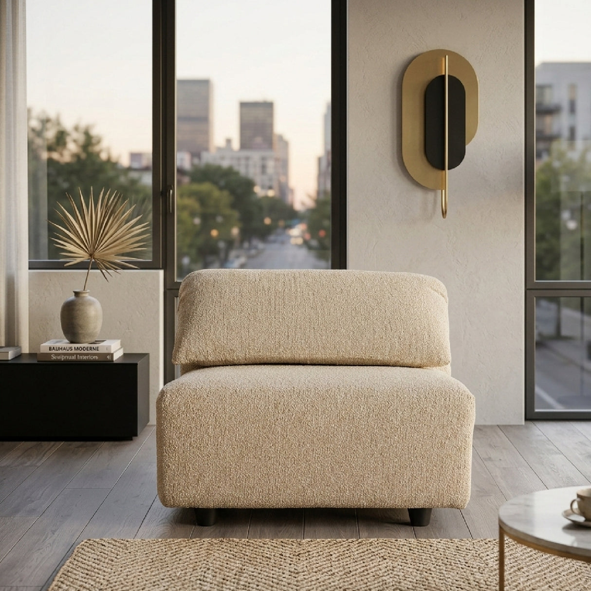 Modern Minimalist Love Seat | Oroa.com