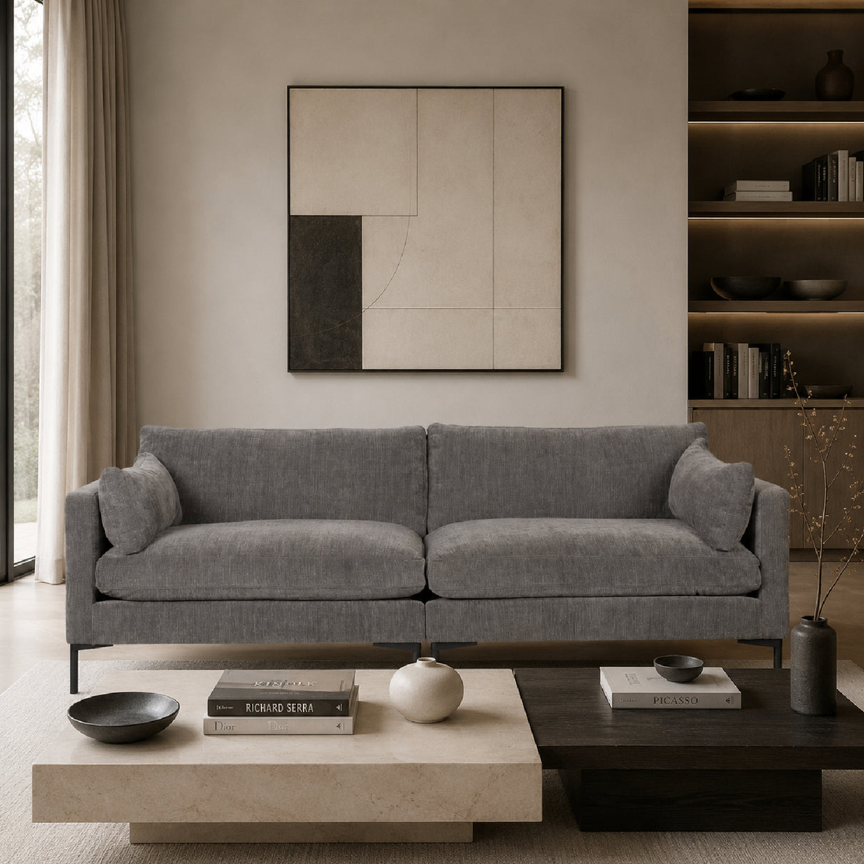 Upholstered 3-Seater Sofa | Oroa.com