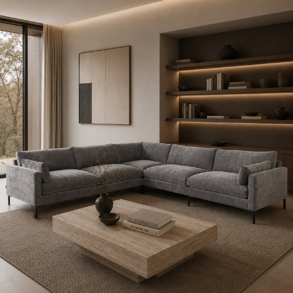 Contemporary 7-Seater Sofa | Oroa.com
