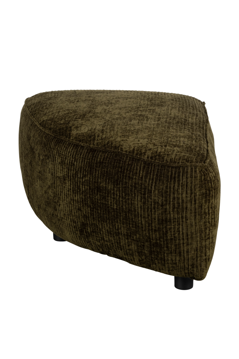 Green Upholstered Pouf | Zuiver Hunter | OROA.com