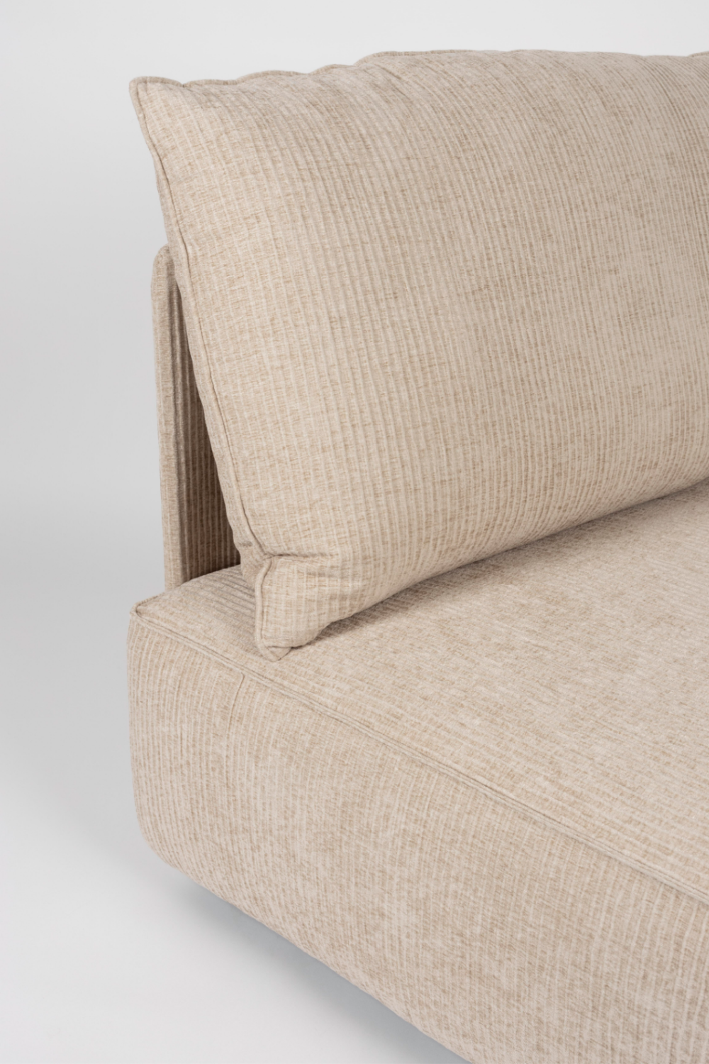 Beige Upholstered Sofa | Zuiver Hunter | OROA.com