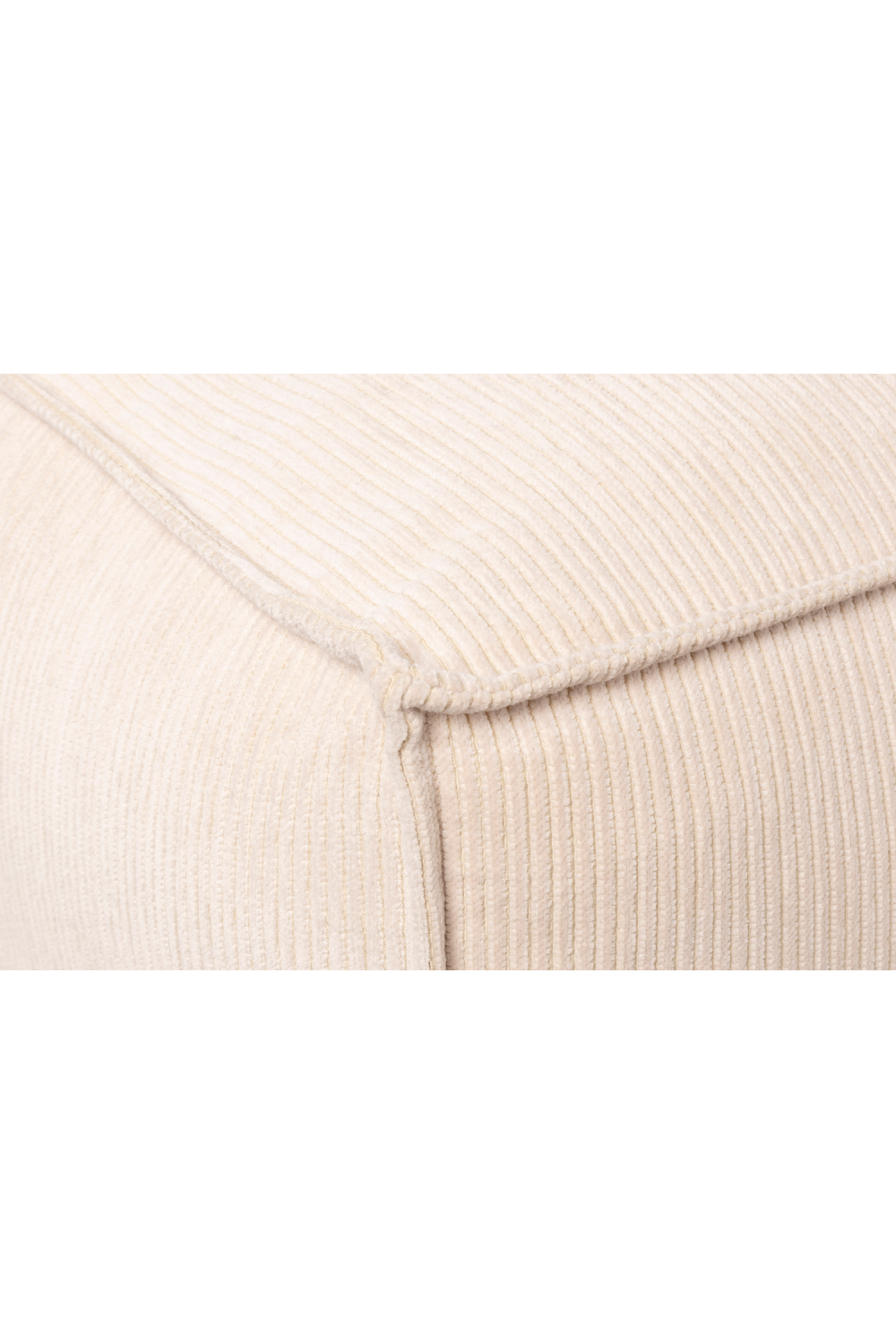 Cream Ribcord Sectional Sofa | Zuiver Fat Freddy | OROA.com