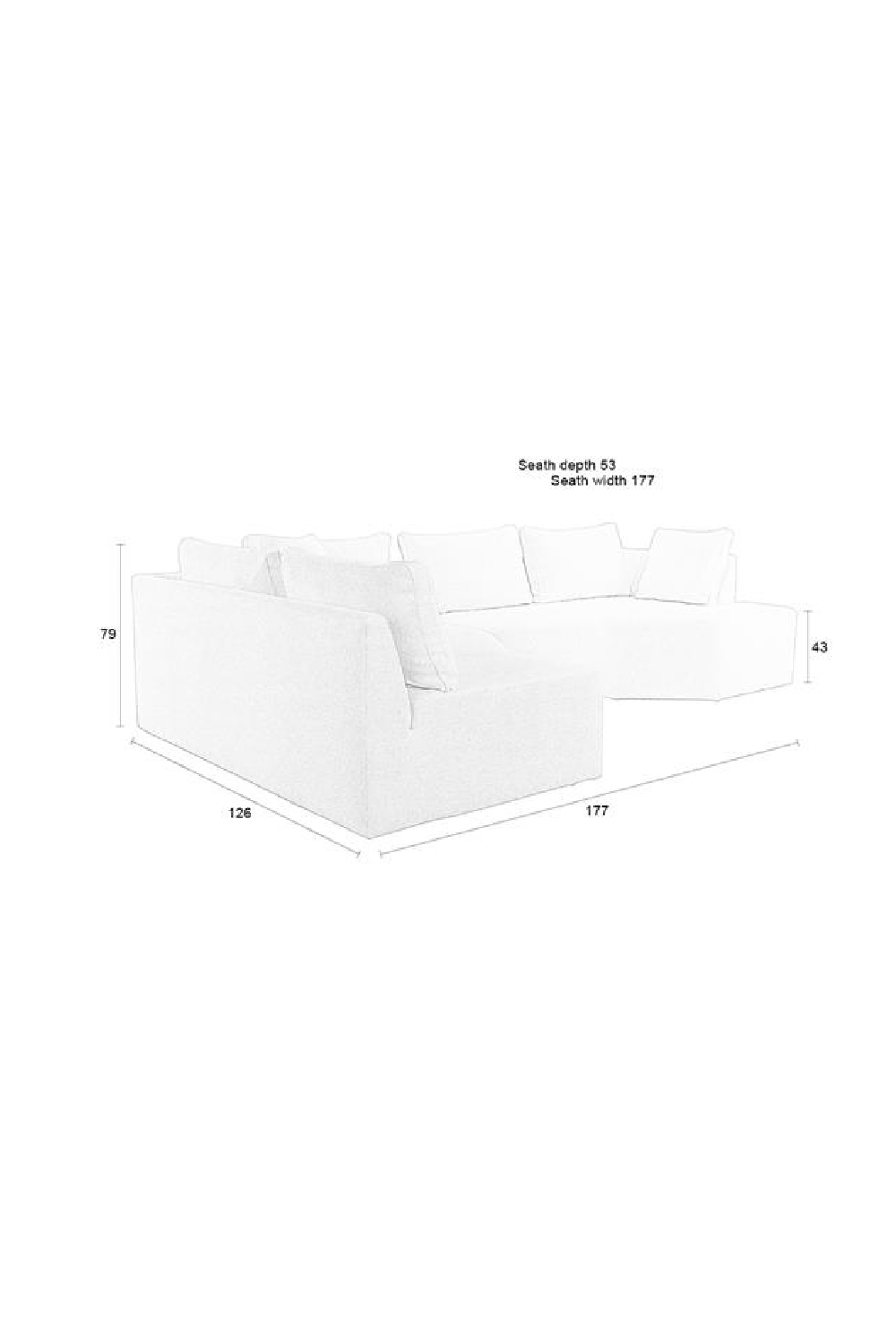 Modern Left Modular Sofa | Zuiver Prosper | OROA.com