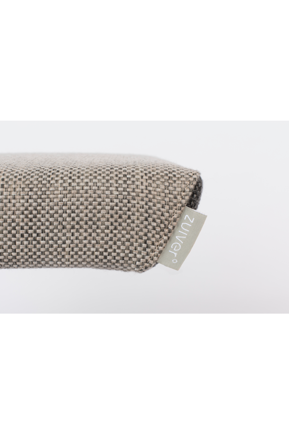 Light Gray Upholstered Ottoman | Zuiver Uncle Jesse | OROA.com