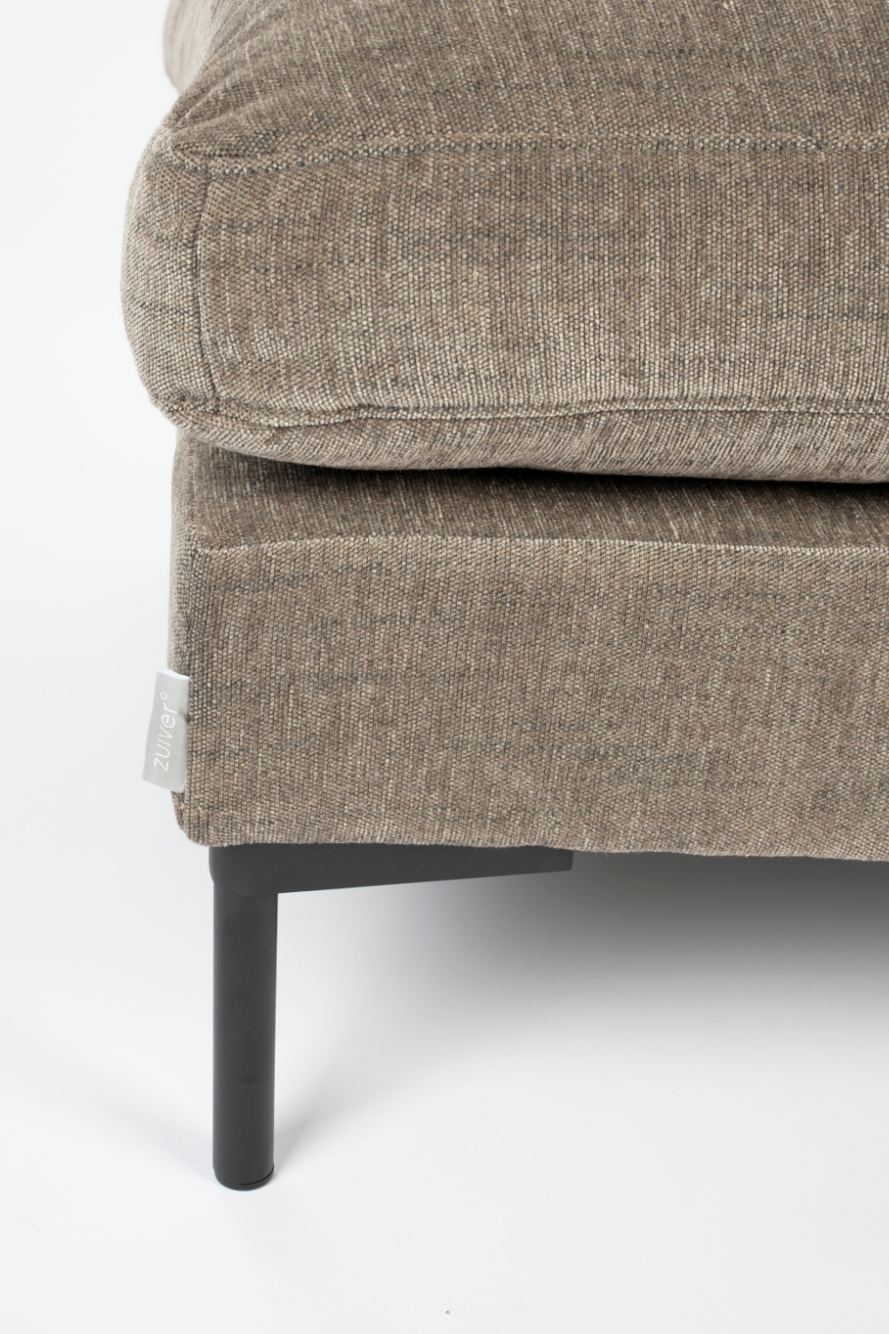 Minimalist Upholstered Hocker | Zuiver Summer | OROA.com