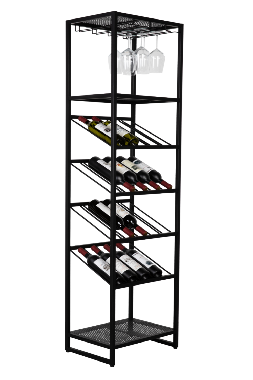 Black Wine Cabinet S | Zuiver | OROA | OROA.com
