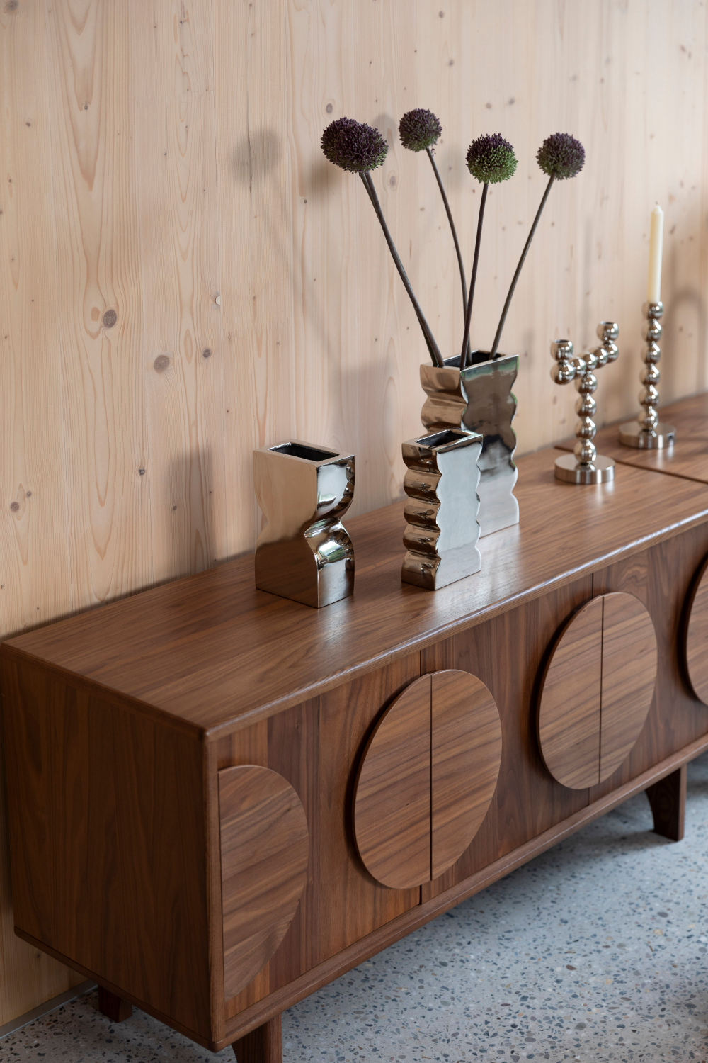 Wooden 3-Door Sideboard | Zuiver Groove | OROA.com