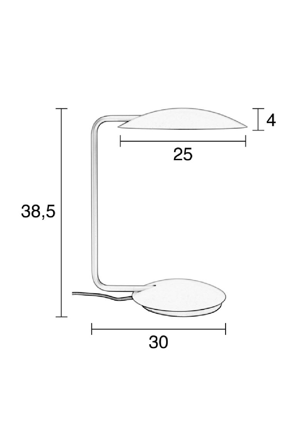 White Desk Lamp | Zuiver Pixie | OROA.com