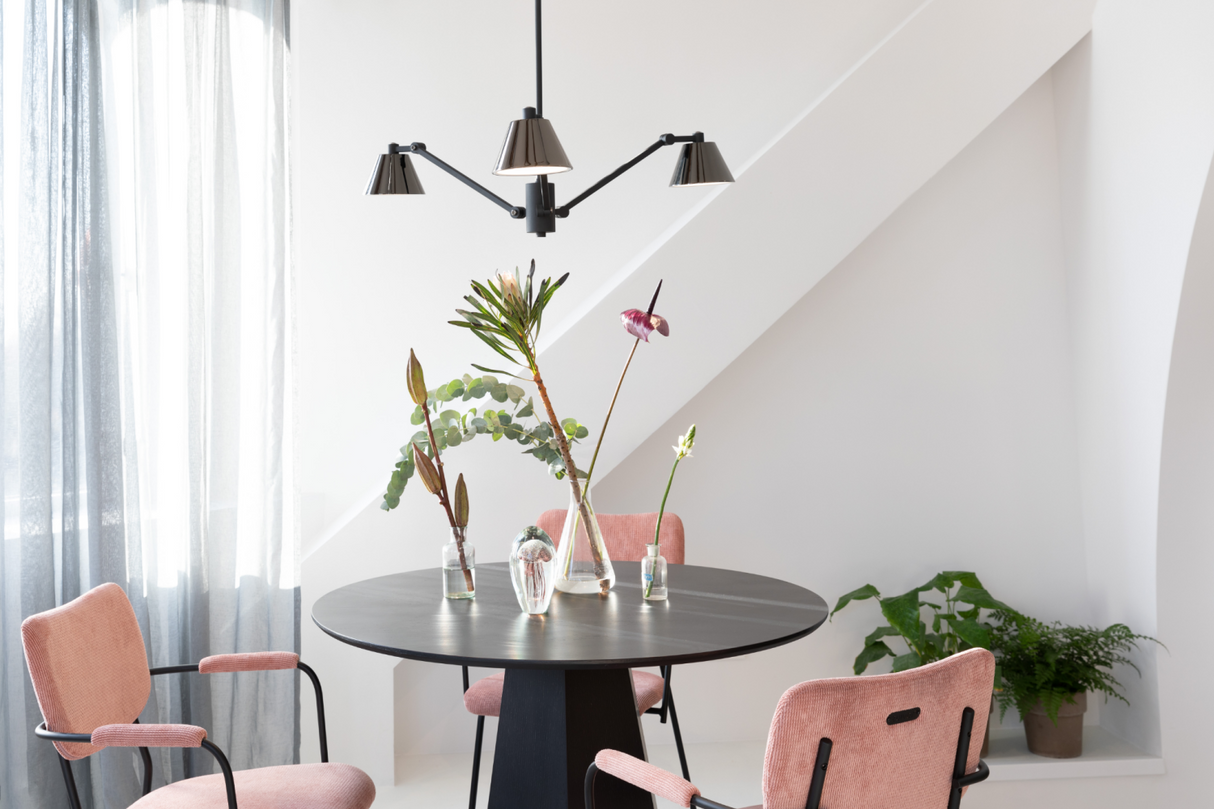 Black 3-Light Pendant Lamp | Zuiver Lub | OROA.com