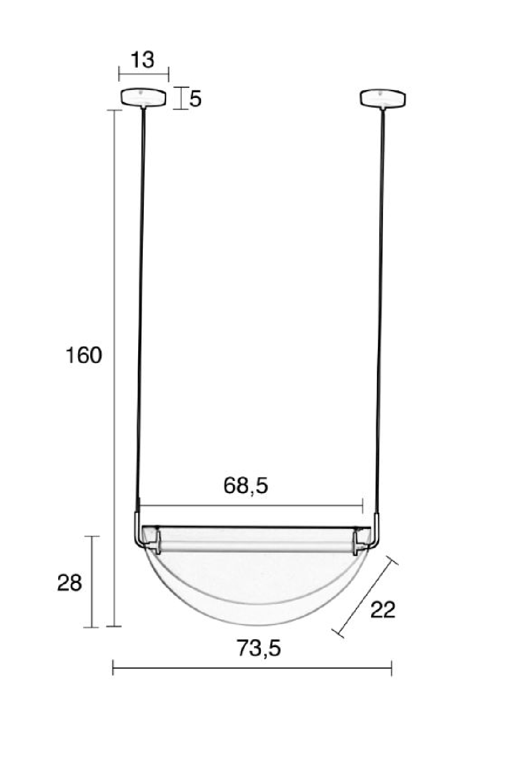 Folded Pendant Lamp | Zuiver Rani | Oroa.com