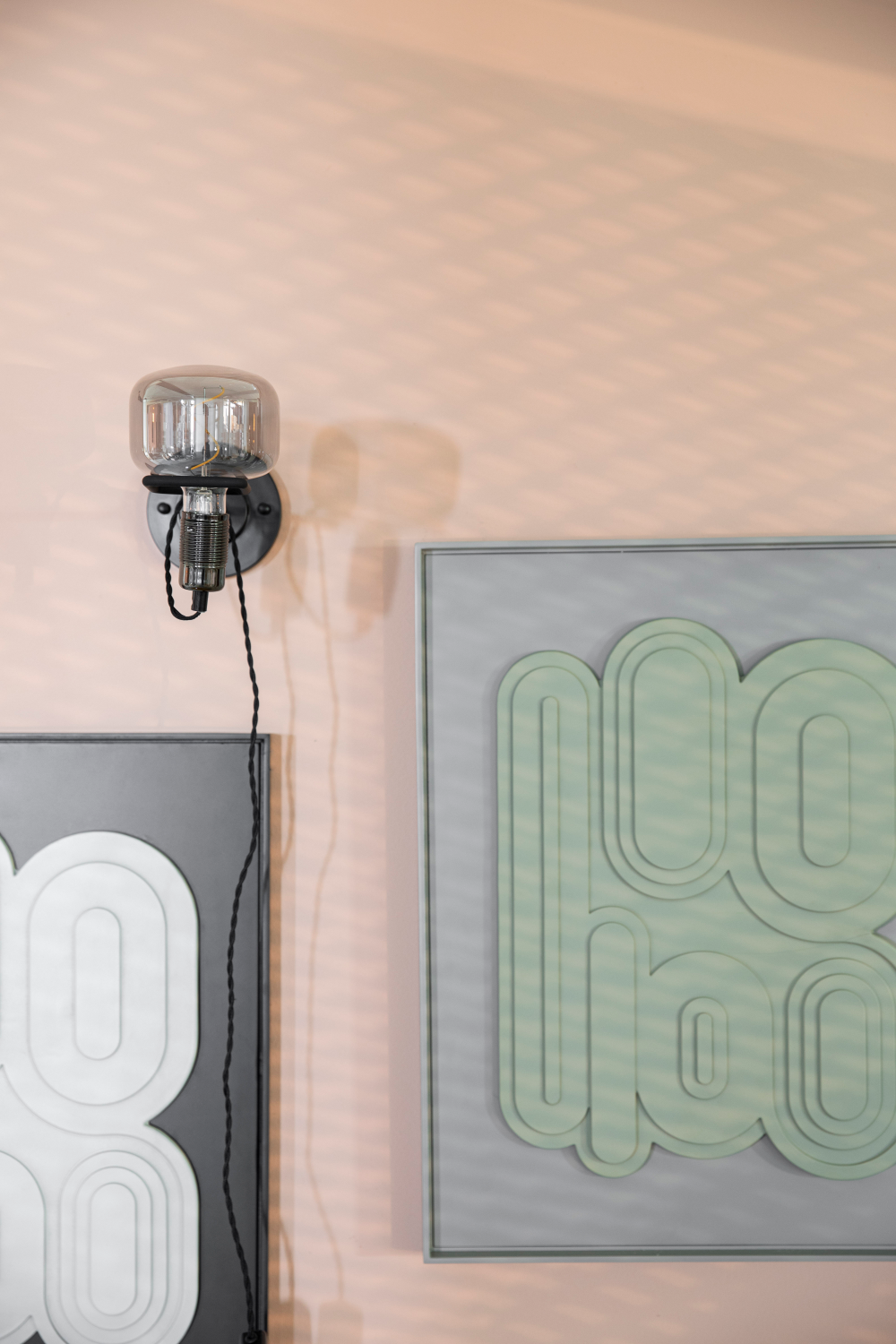 Clear Glass Industrial Wall Lamp | Oroa.com