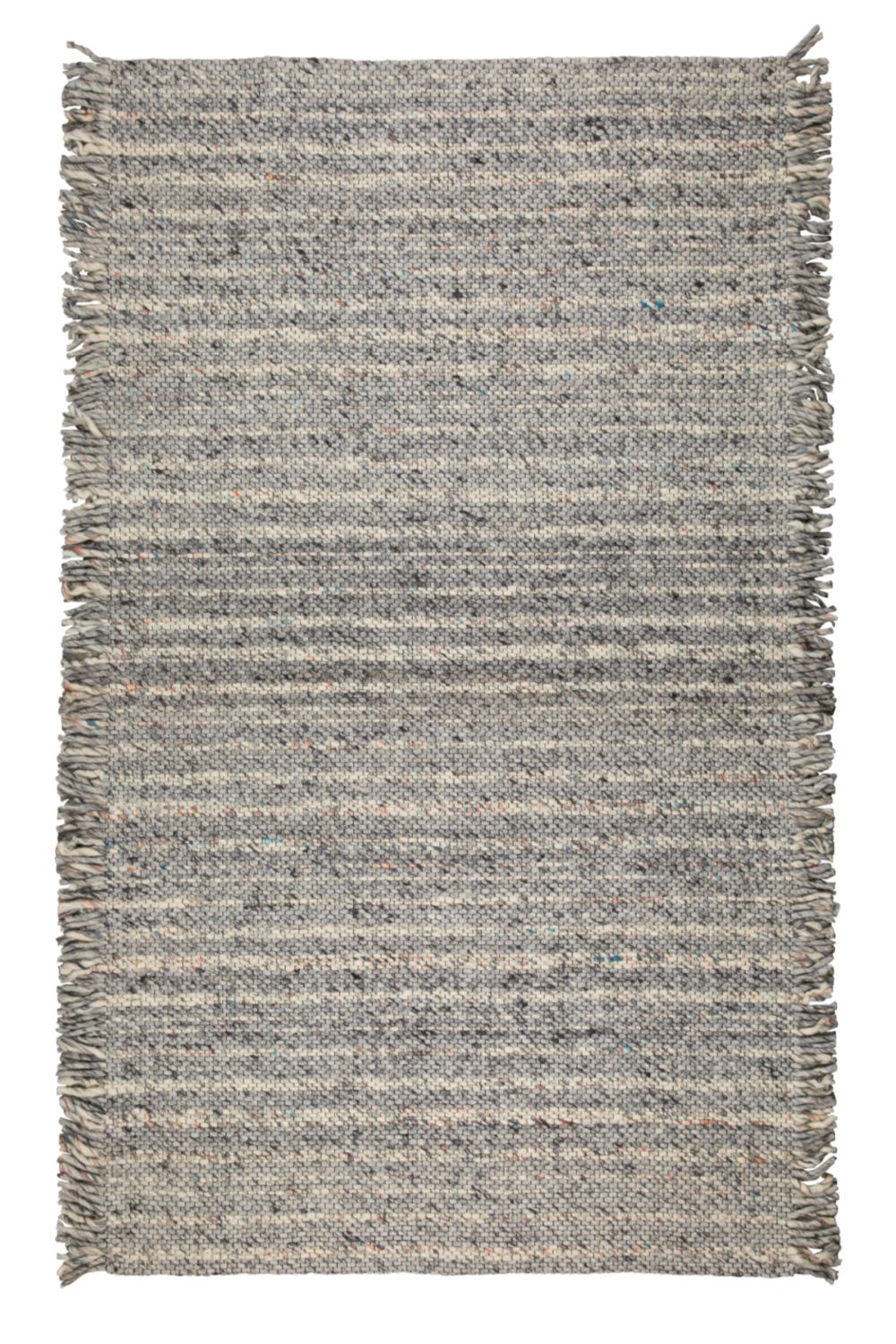 Handwoven Woolen Strands Carpet 5' x 8' | Zuiver Frills | Oroa.com